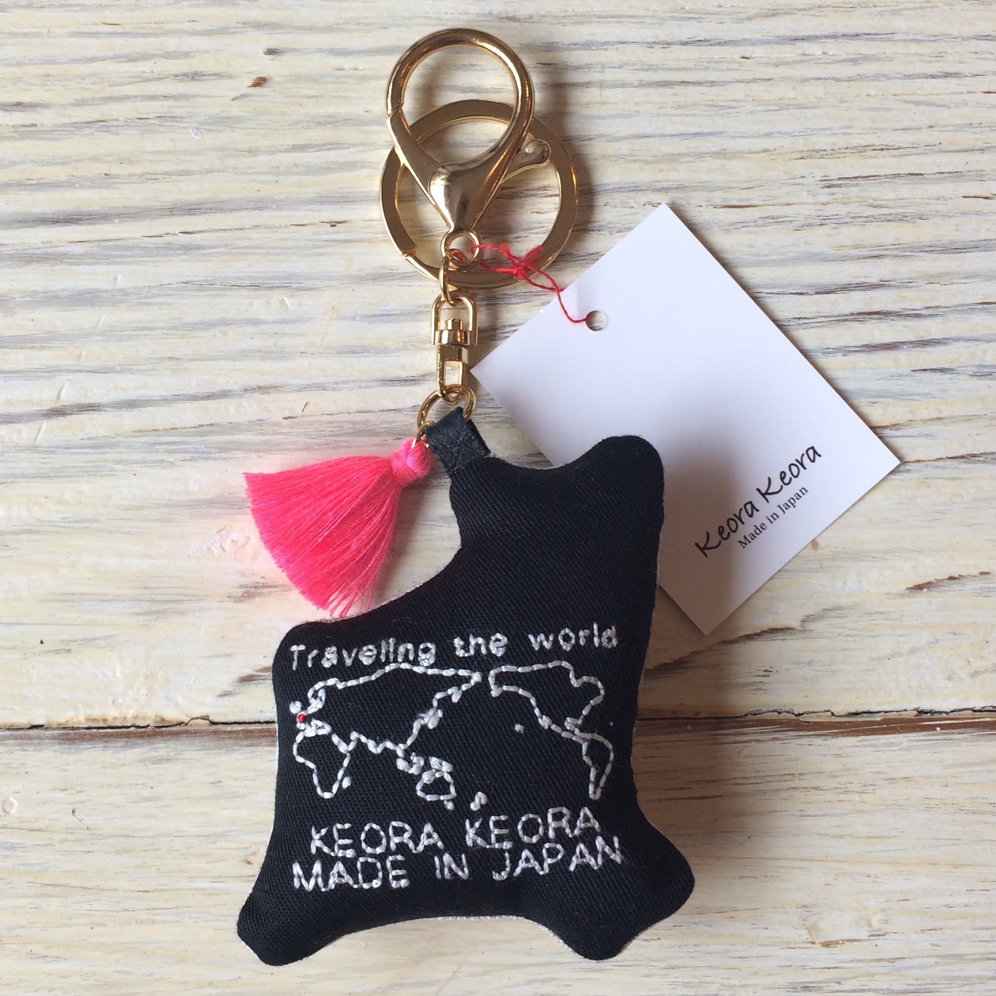 刺繍バッグチャーム フレンチブルドッグ パイド | BRIO