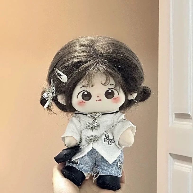 20cmぬい服】カジュアルチャイナコーデ 20cm着せ替えぬいぐるみ用 お