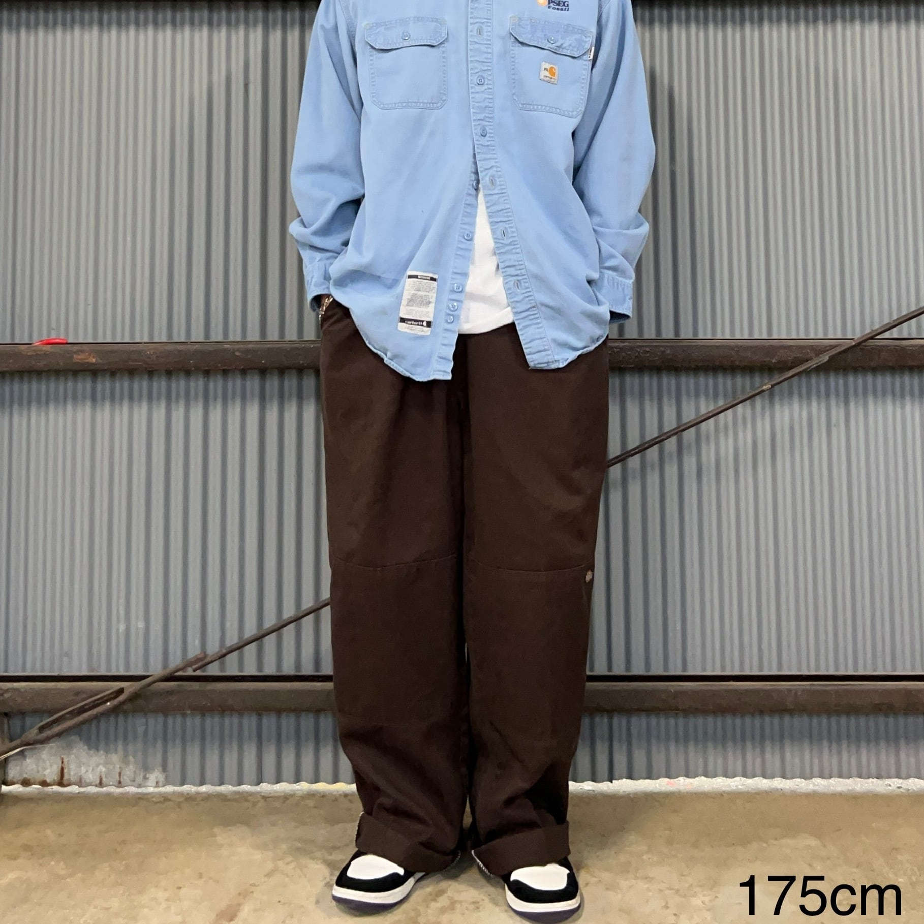 W40×L34】【ダブルニー】Dickies ワークパンツ ブランドタグ | 古着屋