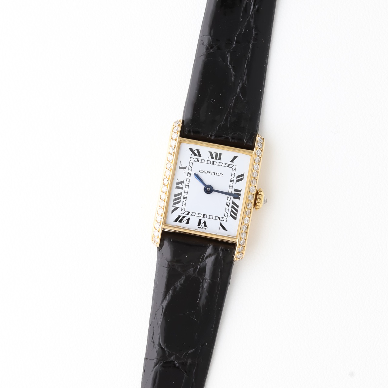 カルティエ タンクルイ XS ゴールド PARIS 純正ダイヤモンド