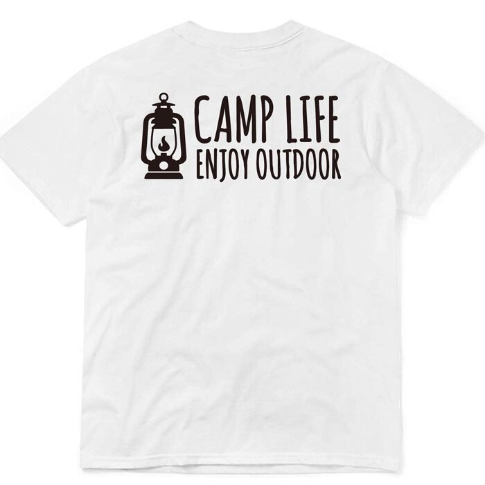 ランタン キャンプライフ アウトドアを楽しもう！Tシャツ | SO