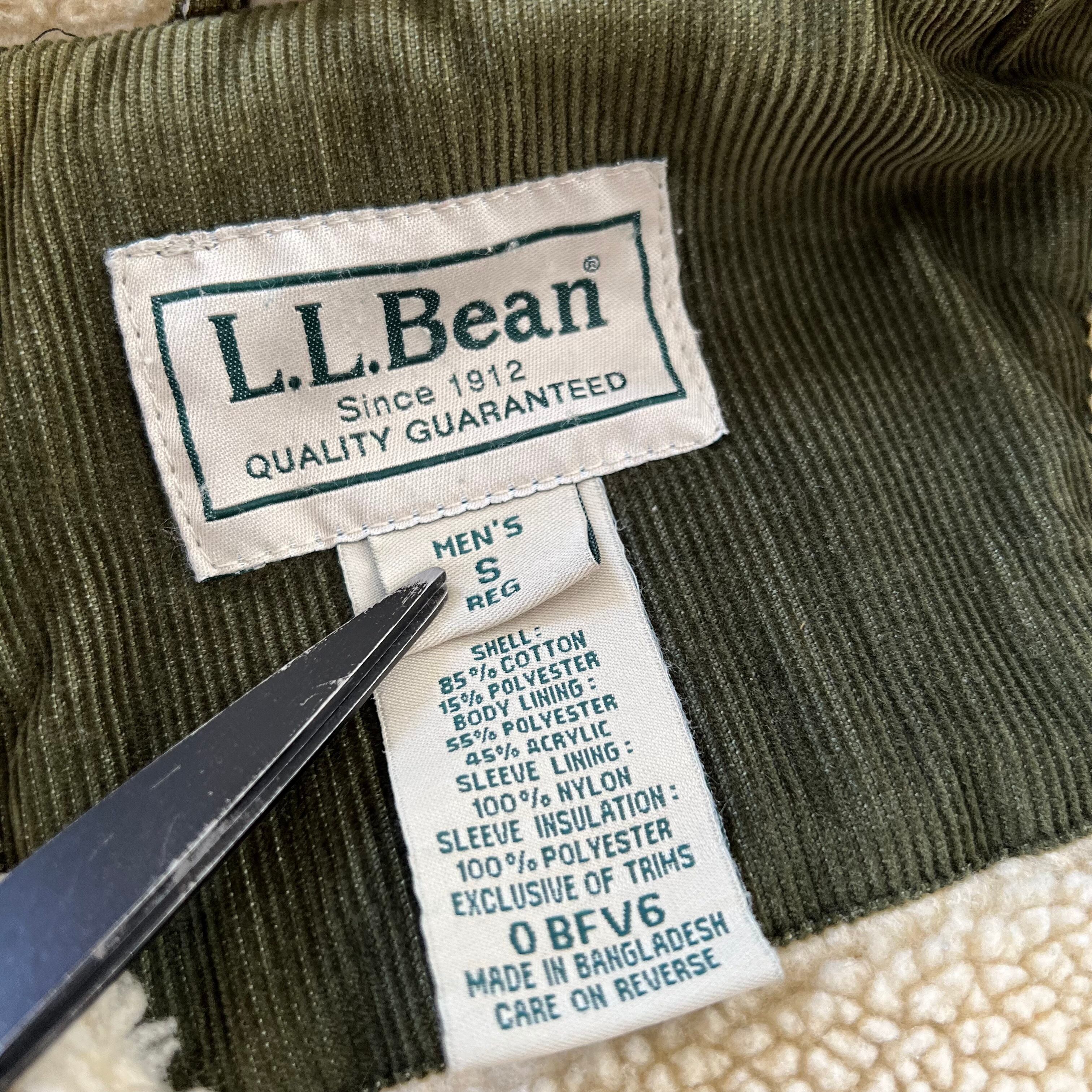 エルエルビーン☆L.L.Bean コーデュロイ　ジャケット　ブルゾン　裏ボア