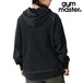 gym master ジムマスター 11oz インディゴスウェット ZIPパーカー メンズ コットン100% 裏毛 フルジップ パーカー インディゴ染め 経年変化 春秋冬 G633710 ブラック