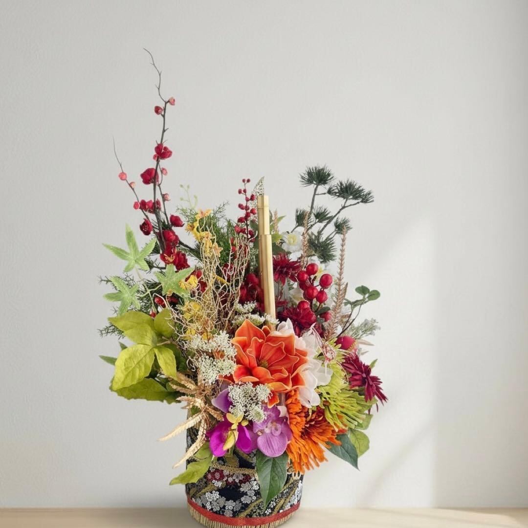 門松 LLサイズ 豪華絢爛 迎春プレミアムアレンジメント 商業用正月飾り