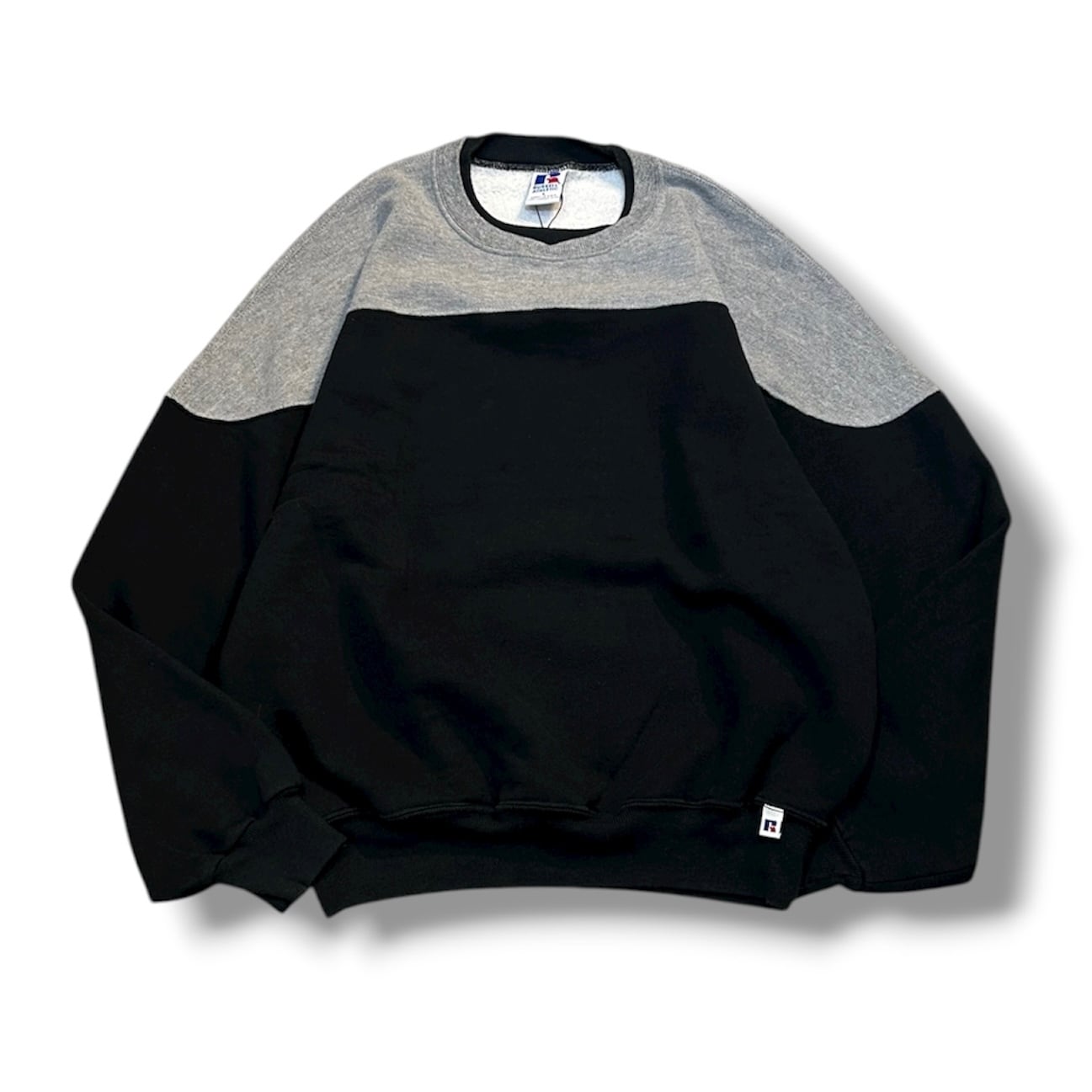 【美品】USA製 80s 90s ラッセルアスレチック 無地スウェット L USA製 90s RUSSELL ATHLETIC Plain Sweatshirt 灰 XXL ラッセル