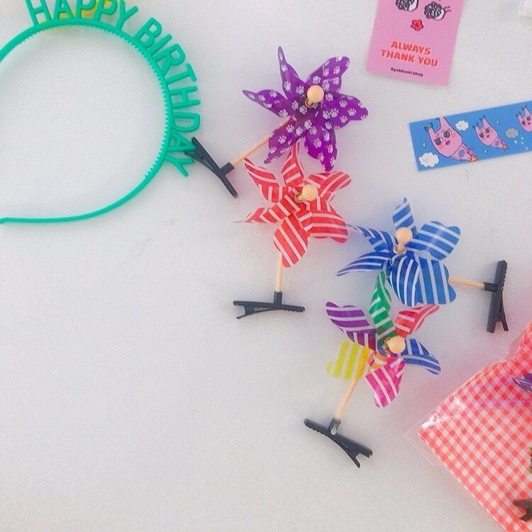 カチューシャのみ Happy Birthday Hair Band Ryokkumi Shop りょくみショップ 韓国子供服