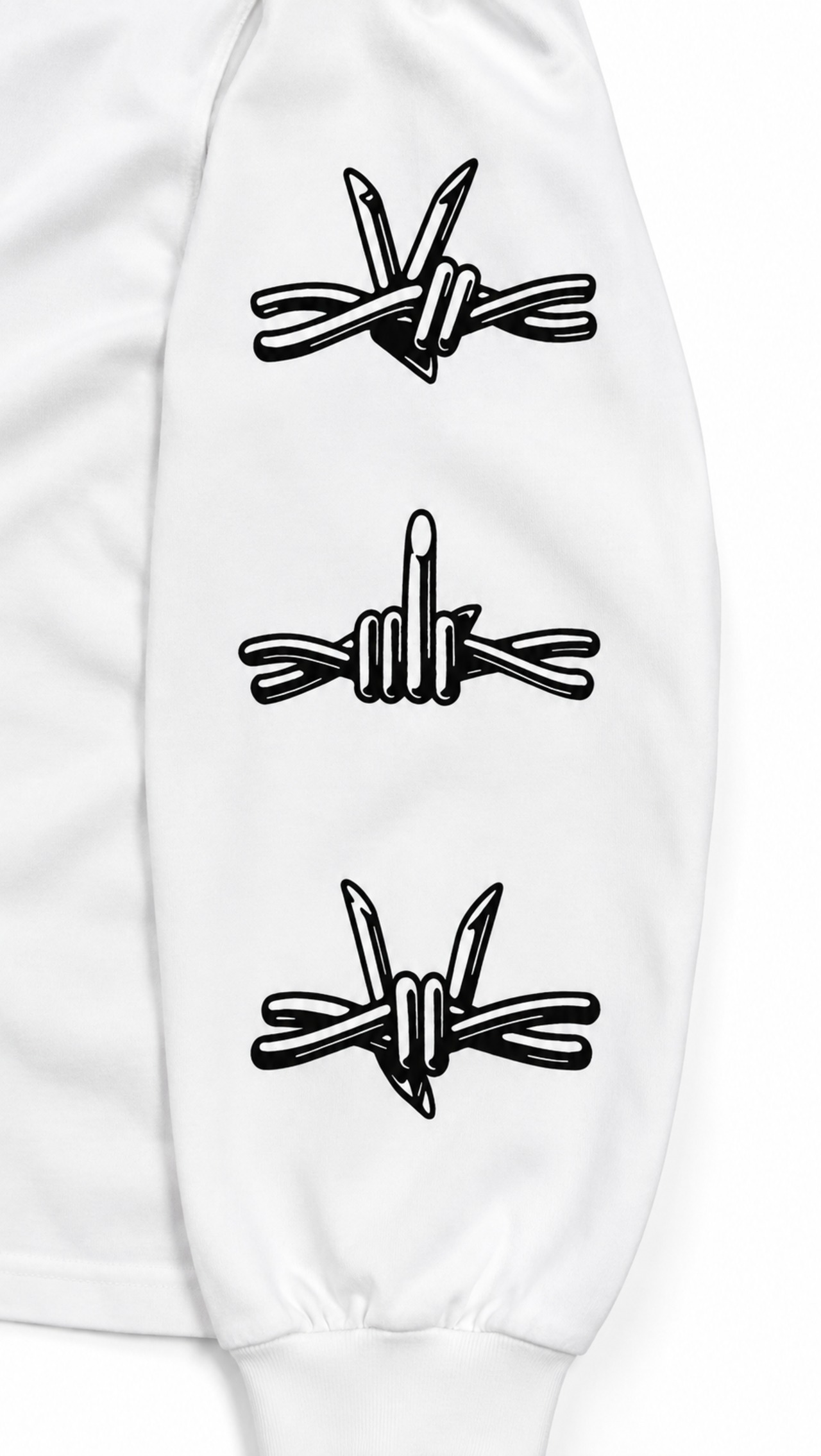 CHRIST GUN SLEEVE SIGN LOGO L/S TEE
