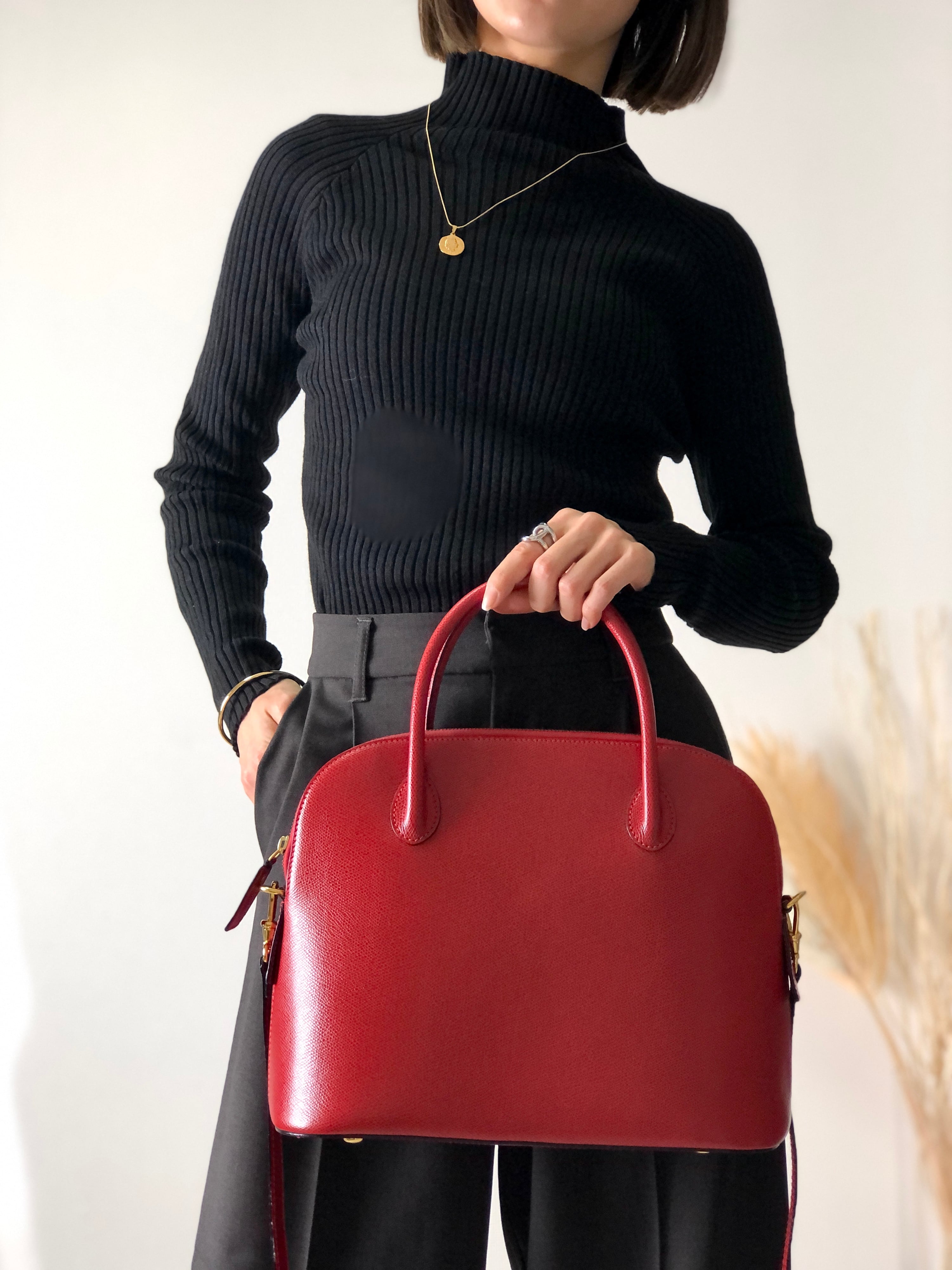 CELINE セリーヌ レザー ブガッティ 2WAY ショルダーバッグ レッド vintage ヴィンテージ オールド kpakv5 |  VintageShop solo powered by BASE