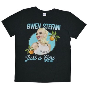 USED【M】Gwen Stefani Just a Girl LAS VEGAS Tee / GILDAN ©Red Flags Fly