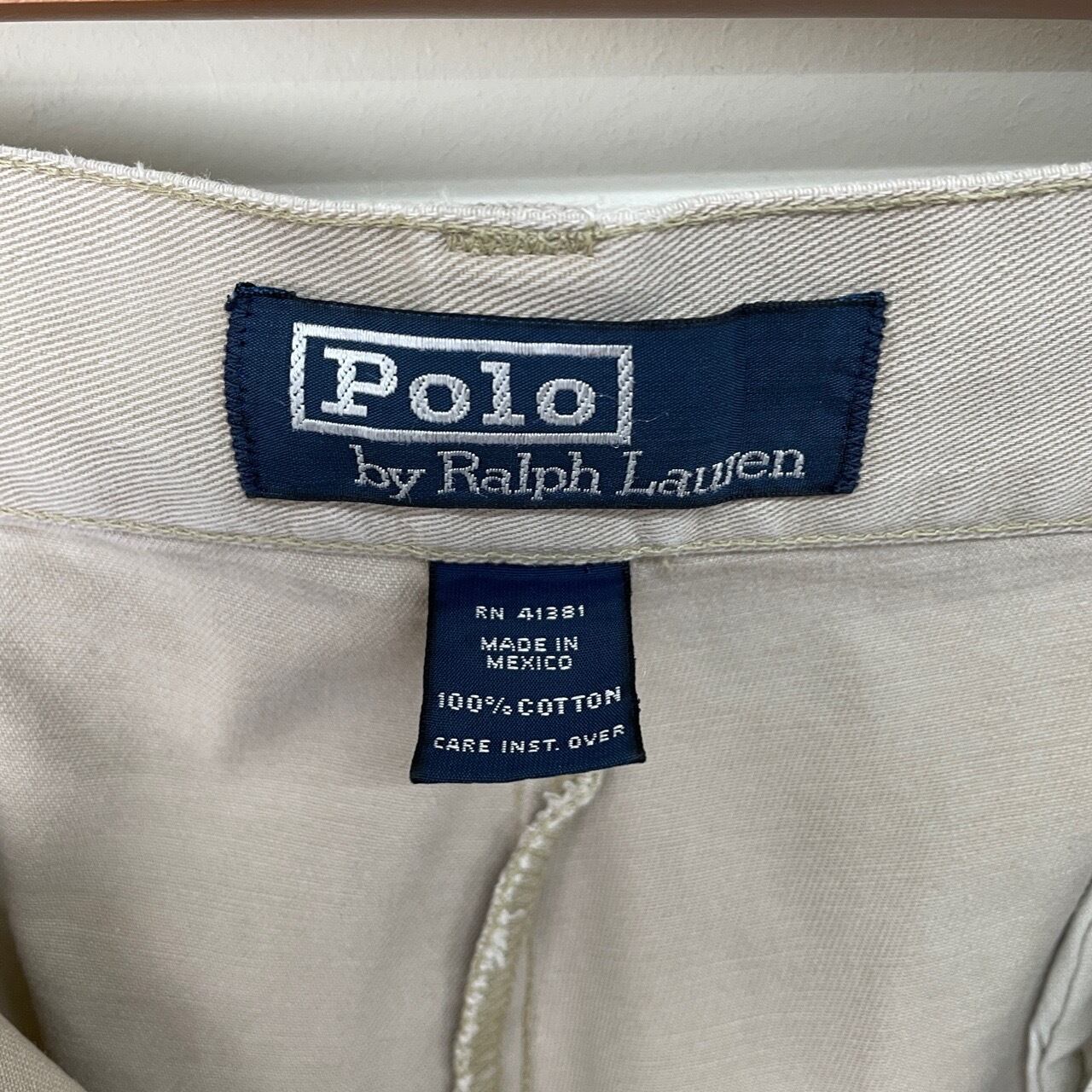 90s Polo by Ralph Lauren PHILIP PANT ノータック チノパンツ ワイド