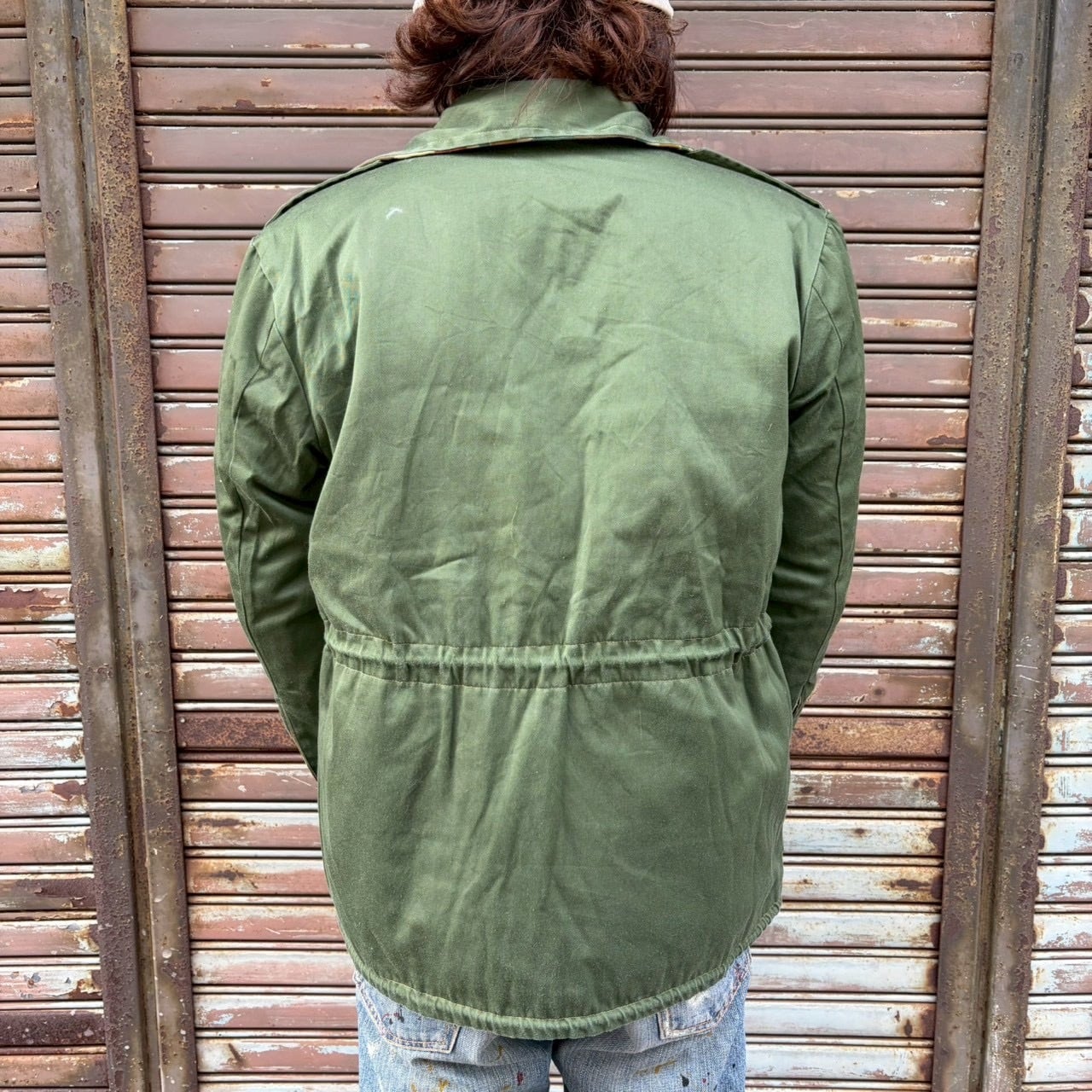 ダックハンターカモ ミリタリージャケット リバーシブル S 迷彩