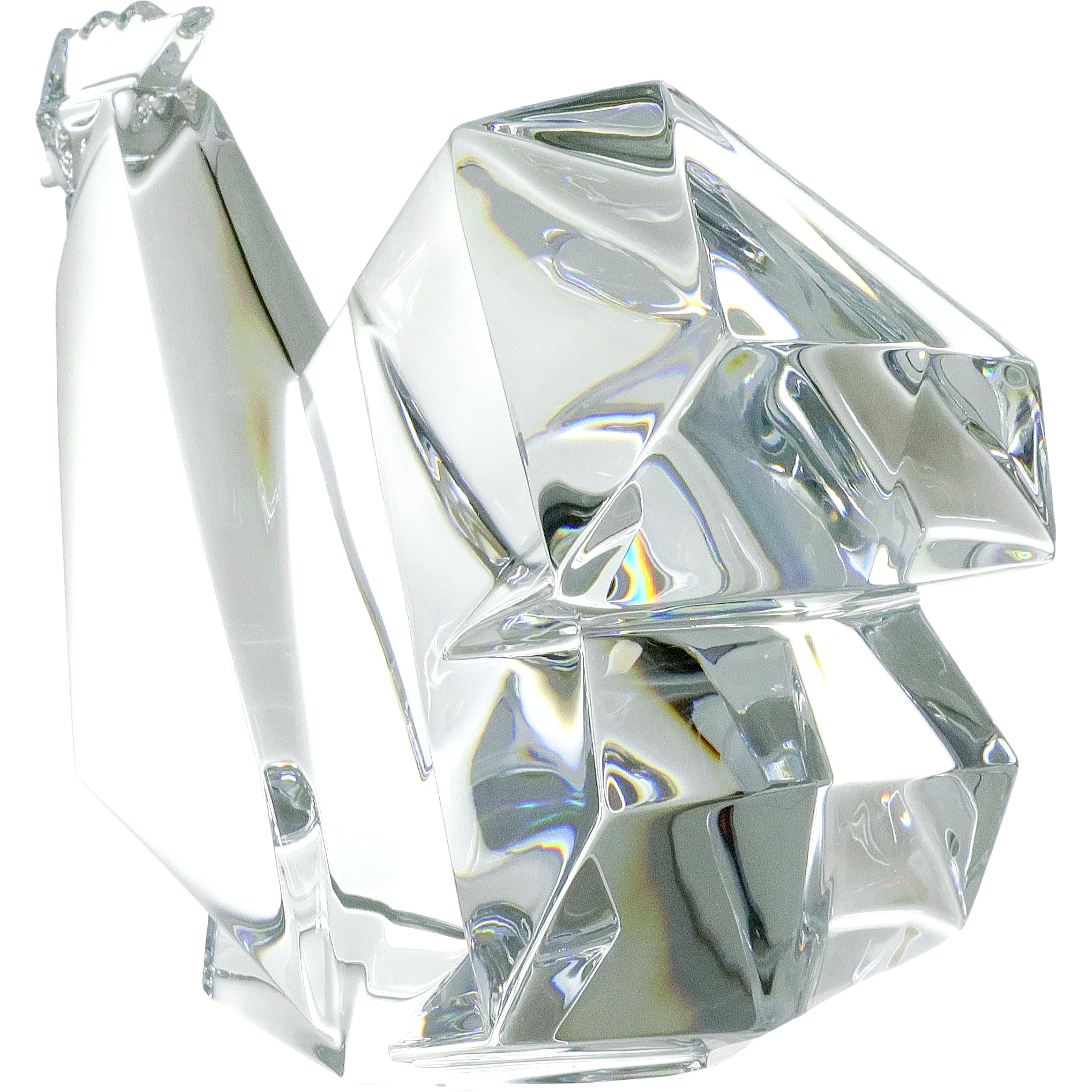 New BACCARAT バカラ 折り紙 オンドリ 1762749 クリスタルガラス