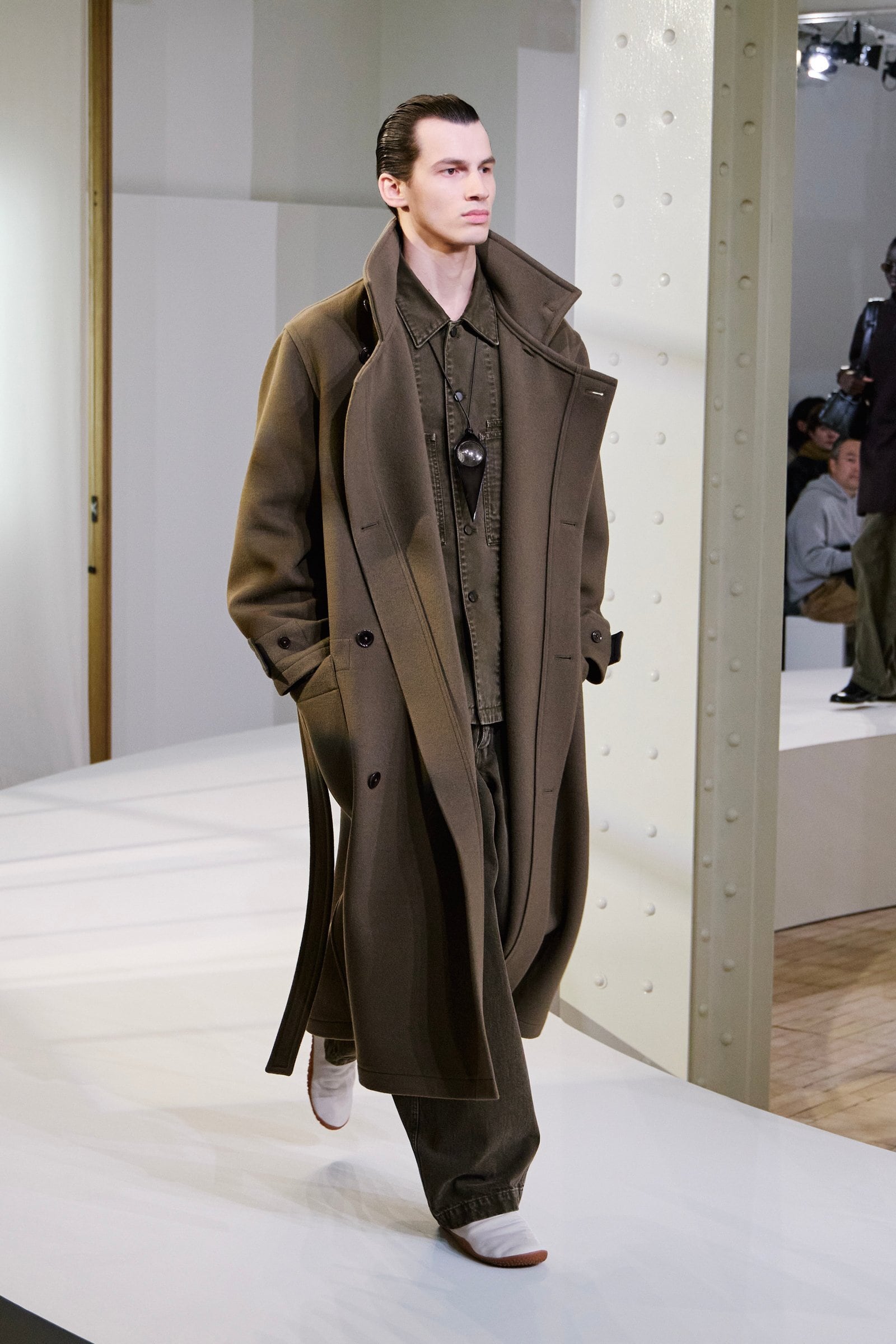 LEMAIRE WORKWEAR OVERSHIRT MOSS GREEN OV1024 LD1063 | BEST PACKING