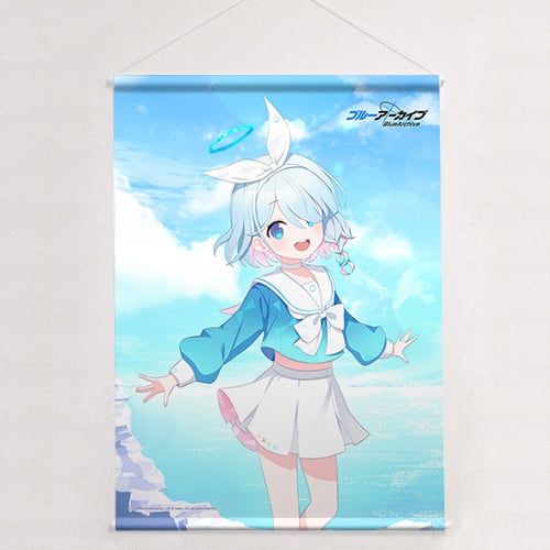 ブルーアーカイブ 描き下ろしB2タペストリー(アロナ)Wスエード