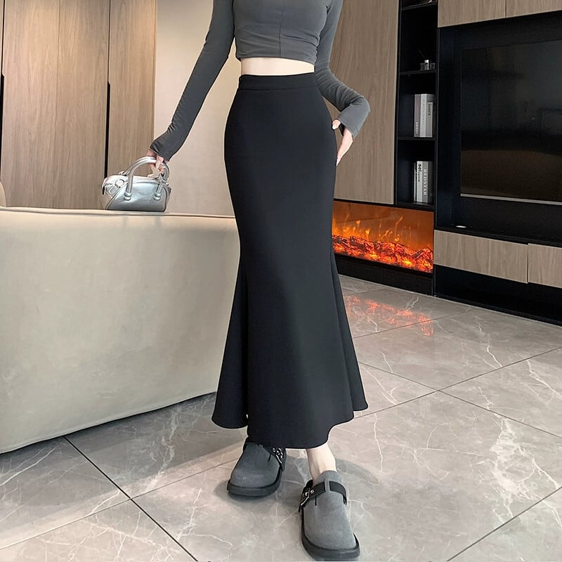 PXG 春・秋・冬 レディーススカート Sサイズ 2 ブラック SKIRTS（WOMEN