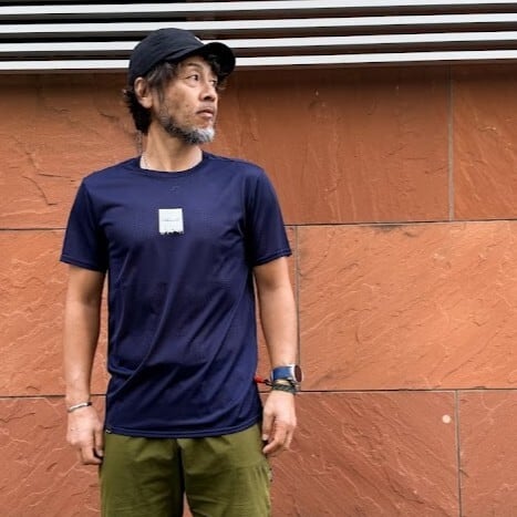 Answer4 道がまっすぐ 5周年記念Tシャツ M Answer4 / Dry Tshirt（Navy） | 道がまっすぐ