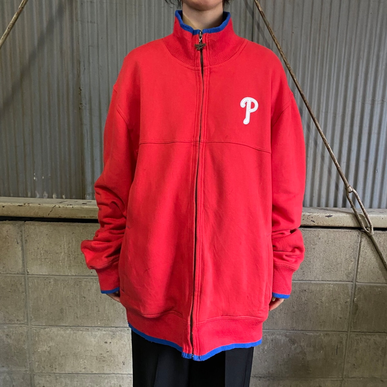 汚れあり】Reebok リーボック MLB フィラデルフィア・フィリーズ 