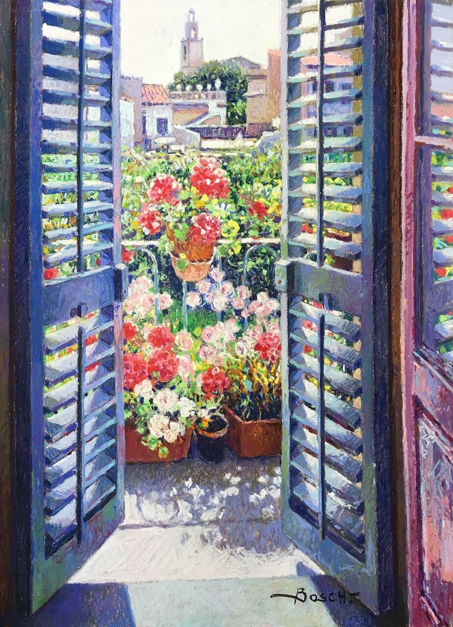 我が家のバルコニー(バルセロナ) | The balcony of my home in Barcelona