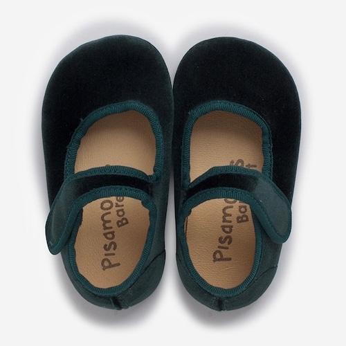 【Pisamonas】BAREFOOT VELOUR MARY JANE(Verde グリーン) 【Pisamonas】BAREFOOT VELOUR MARY JANE(Verde グリーン)