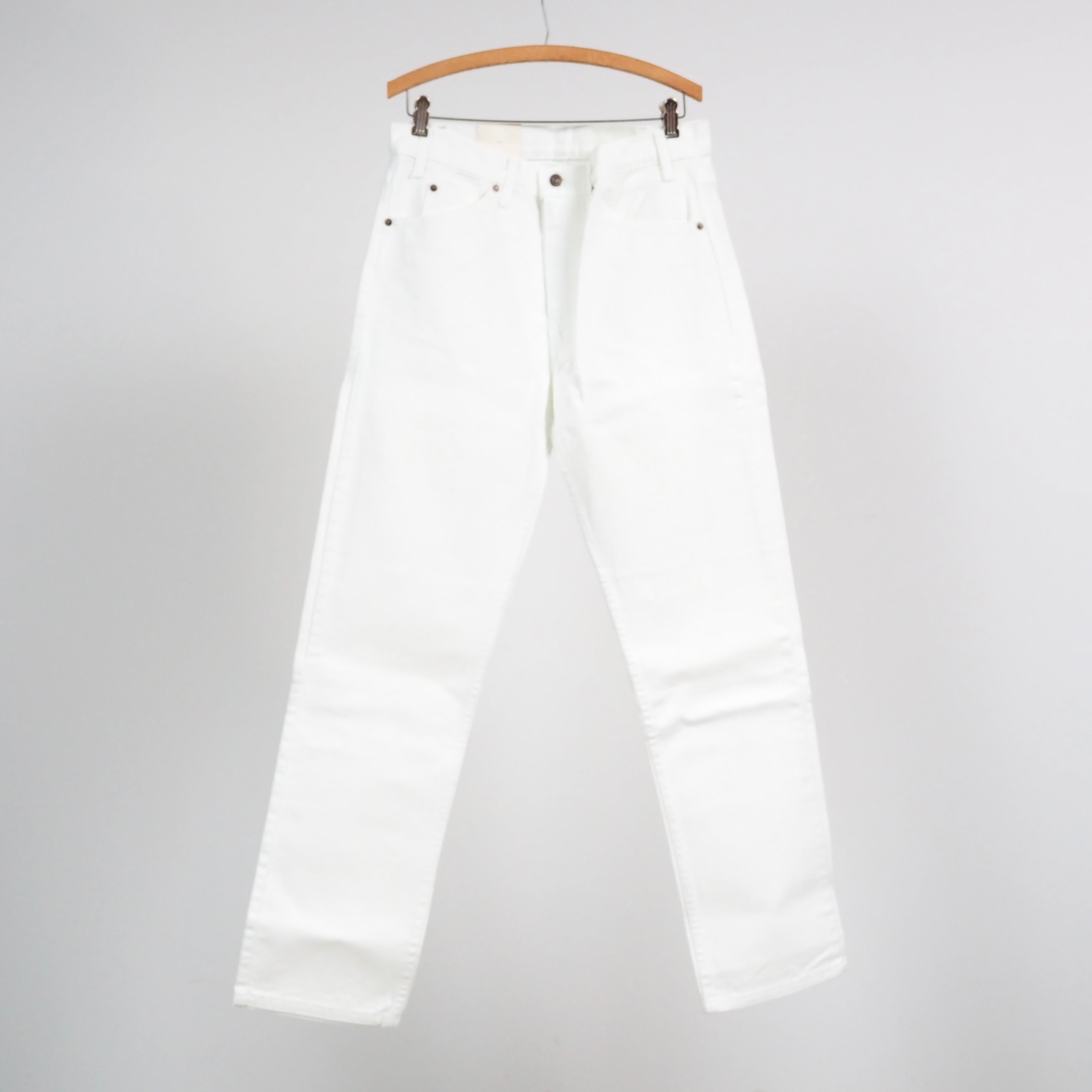 NOS】80's Levi's 505-1051 W34/L33 White Katsuragi pant USA製