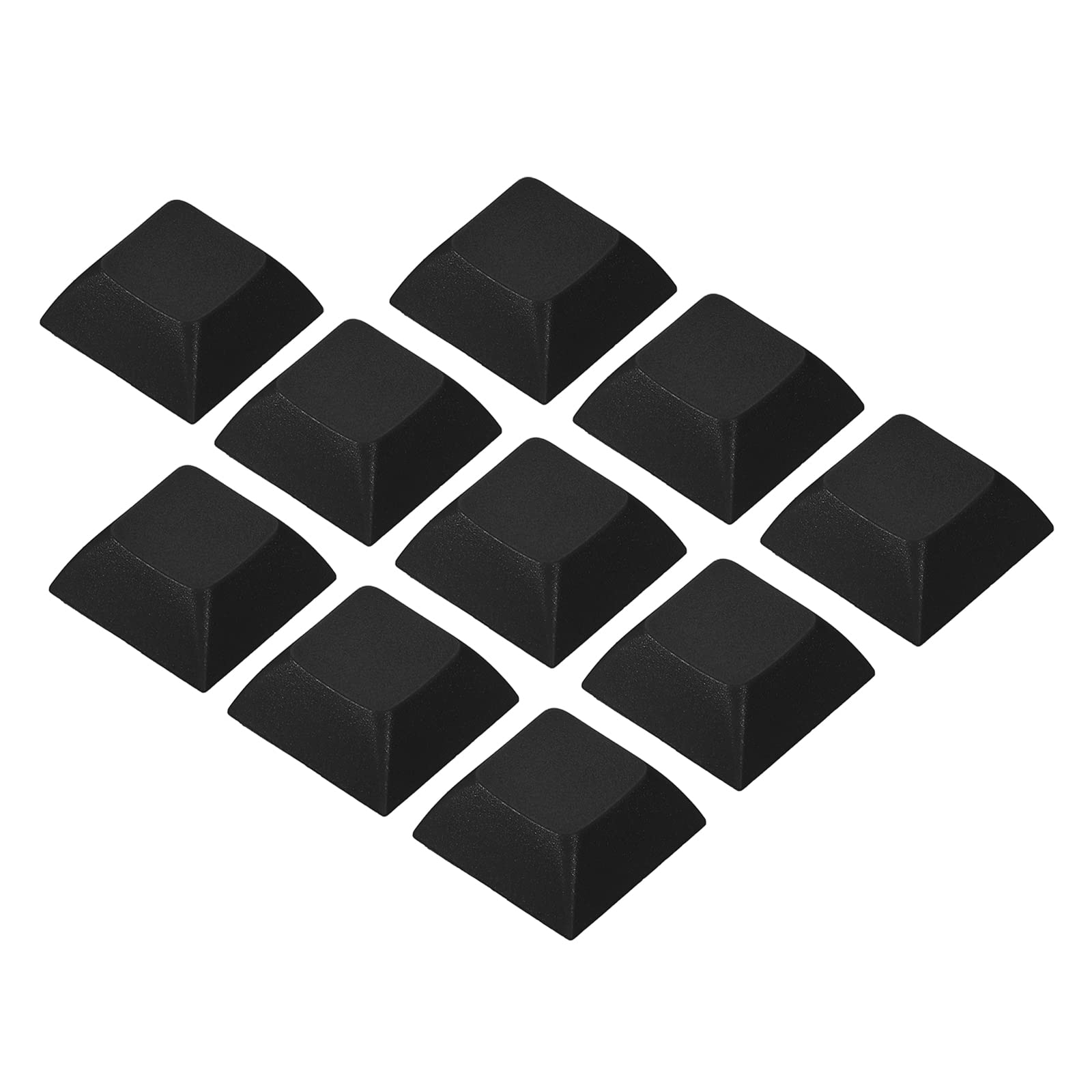 PATIKIL 18mm 空白キーキャップ 10個 ユニバーサル PBT キーボードの交換アクセサリー MX機械的キーボード用 ブラック