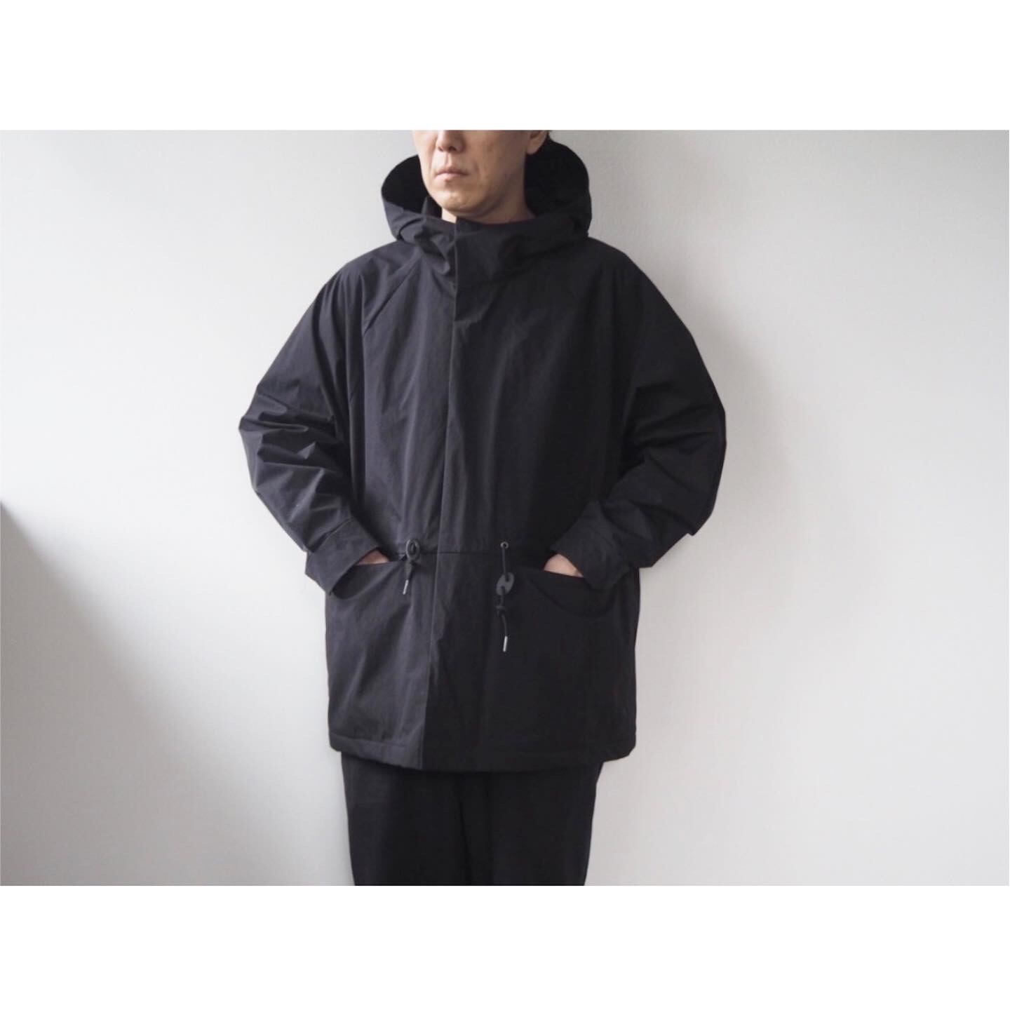 【交渉歓迎】STILL BY HAND　HOODIE COAT BLACK