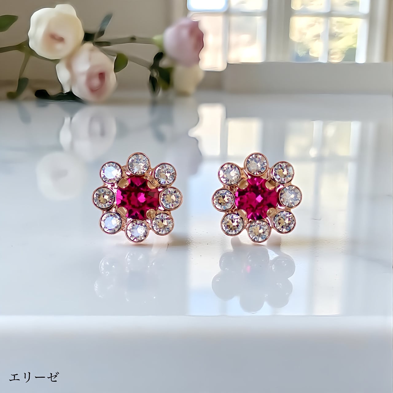 小花ピアス | MAKI NUMOTO (マキ ヌモト) ｜コスチュームジュエリー