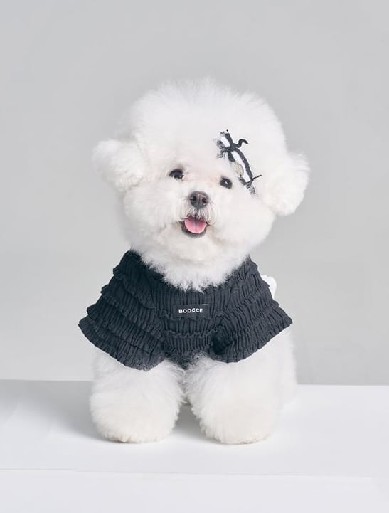 予約【BOOCCE】LOVE BLOUSE (Black)