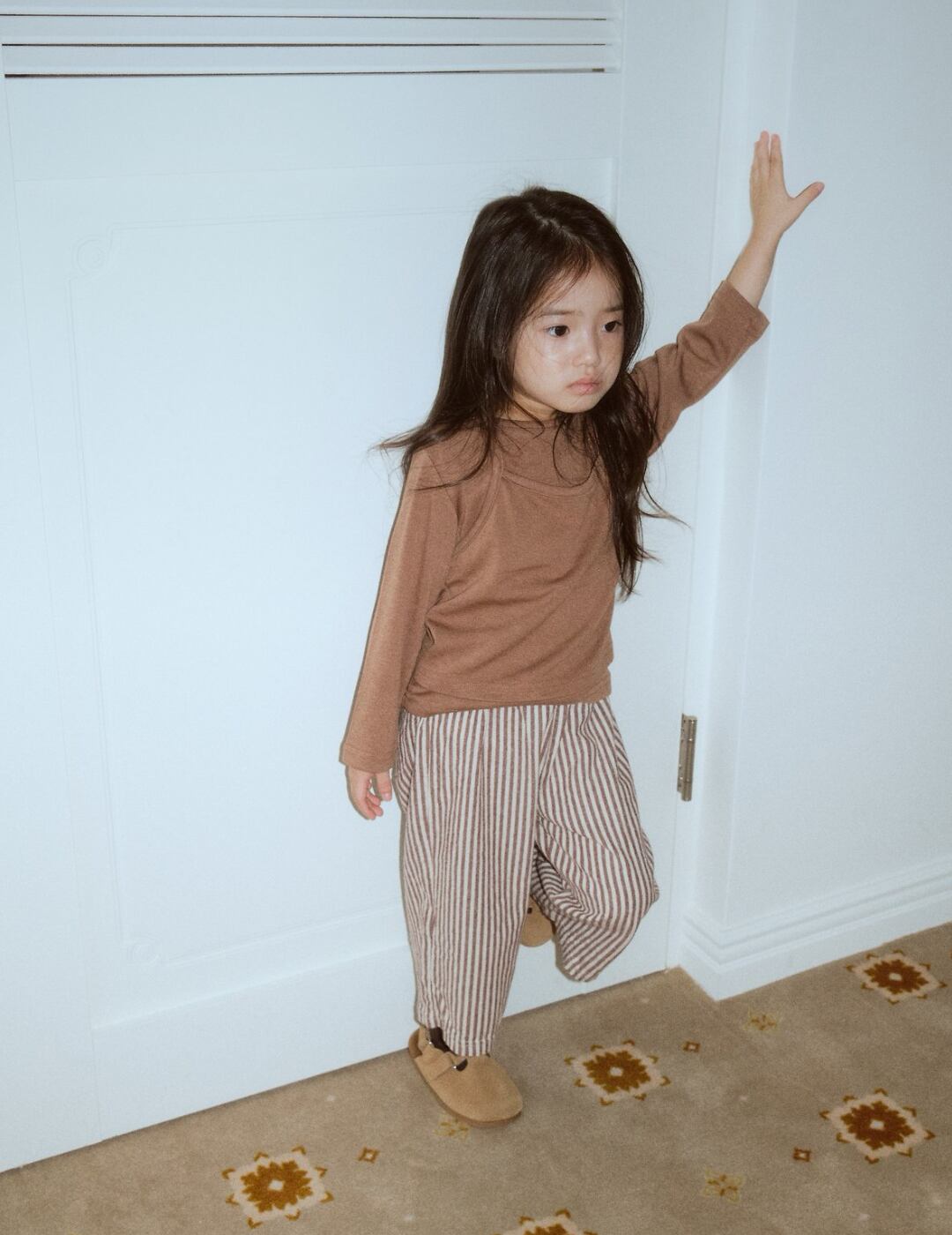 送料無料【予約】/  kids ココストライプパンツ /lalaland