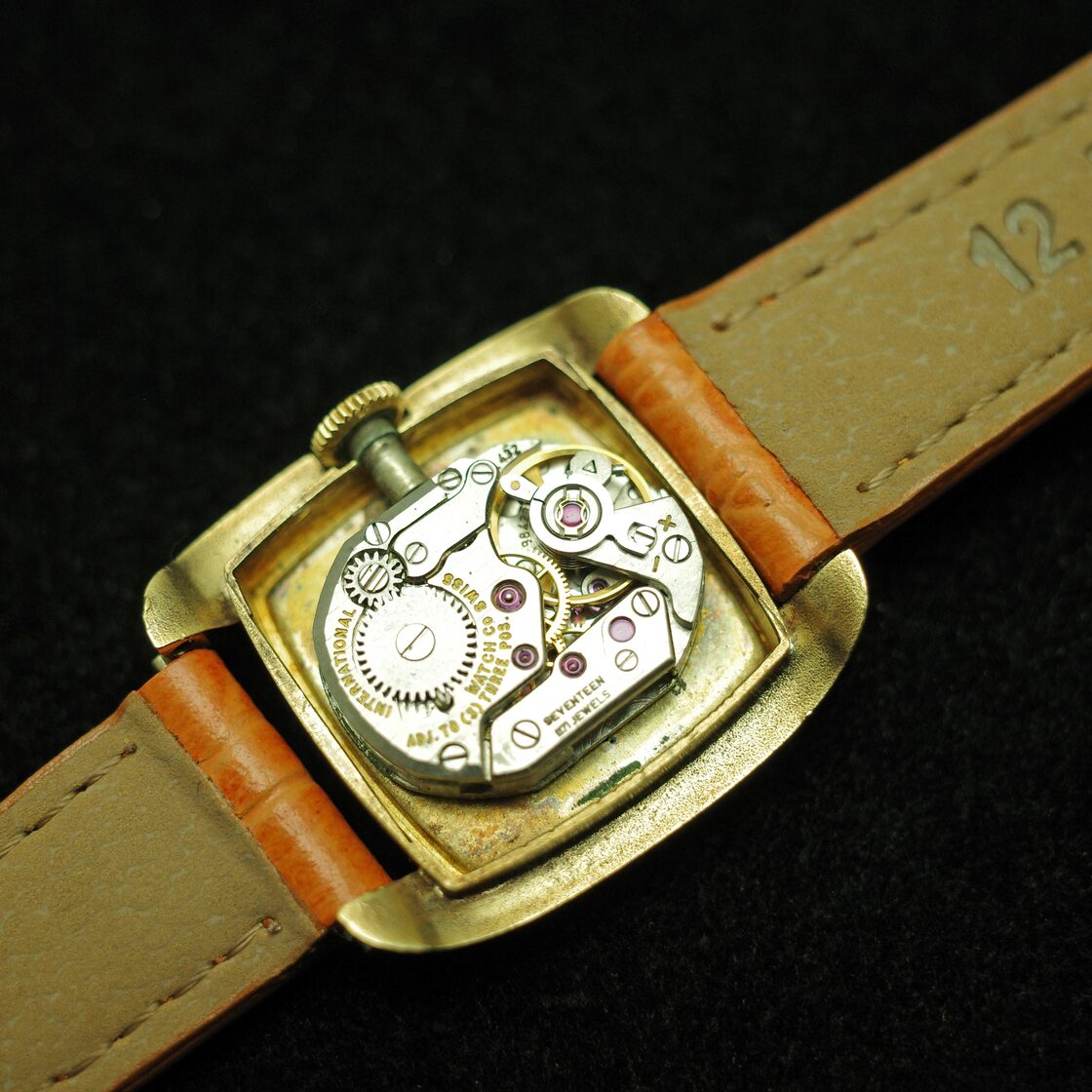 K18YG金無垢IWC アンティーク1970年～71年製 Cal.432 レディース 