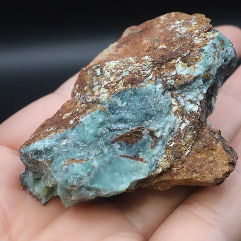 自主採掘！プラズマオパール 47.5g OP128 原石 天然石 鉱物