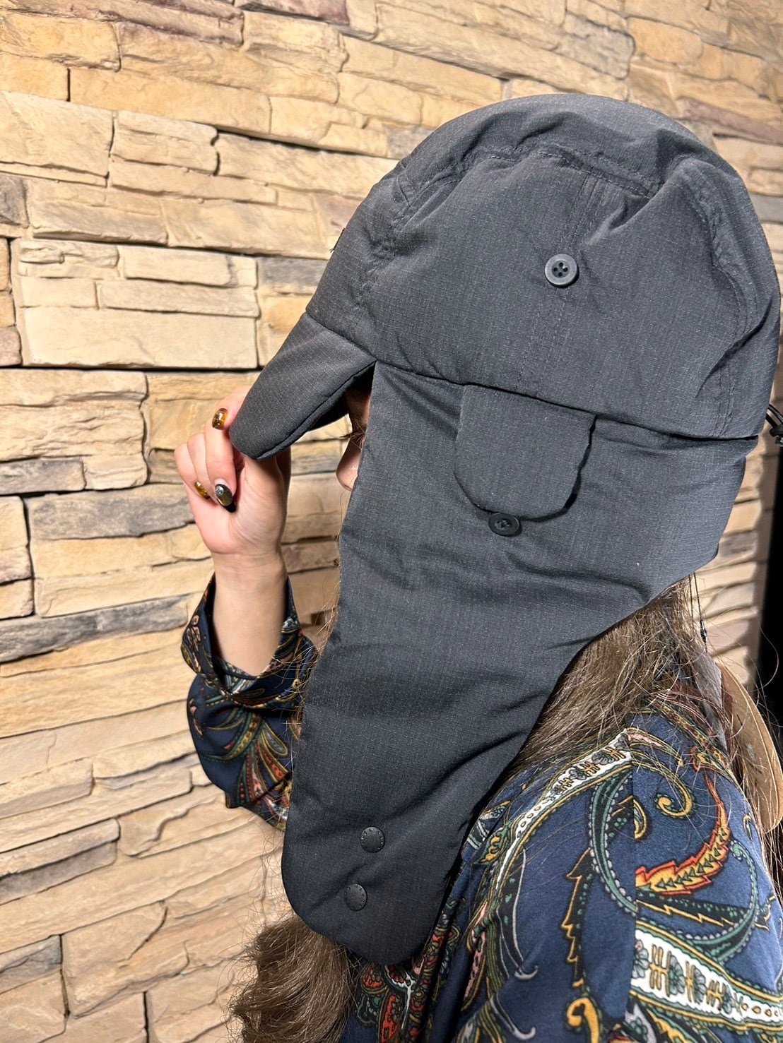 NANGAナンガ】HINOC RIPSTOP DOWN EAR FLAP CAP ヒノックリップス
