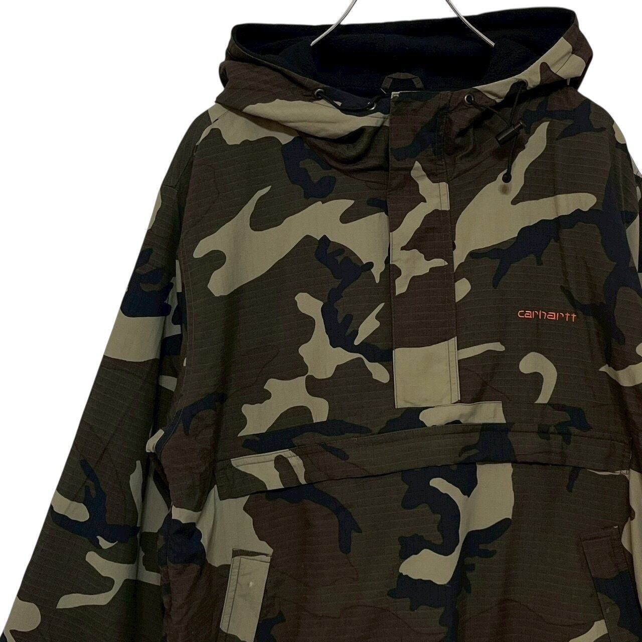 carhartt カーハート アノラックパーカー M 刺繍ロゴ ワンポイントロゴ