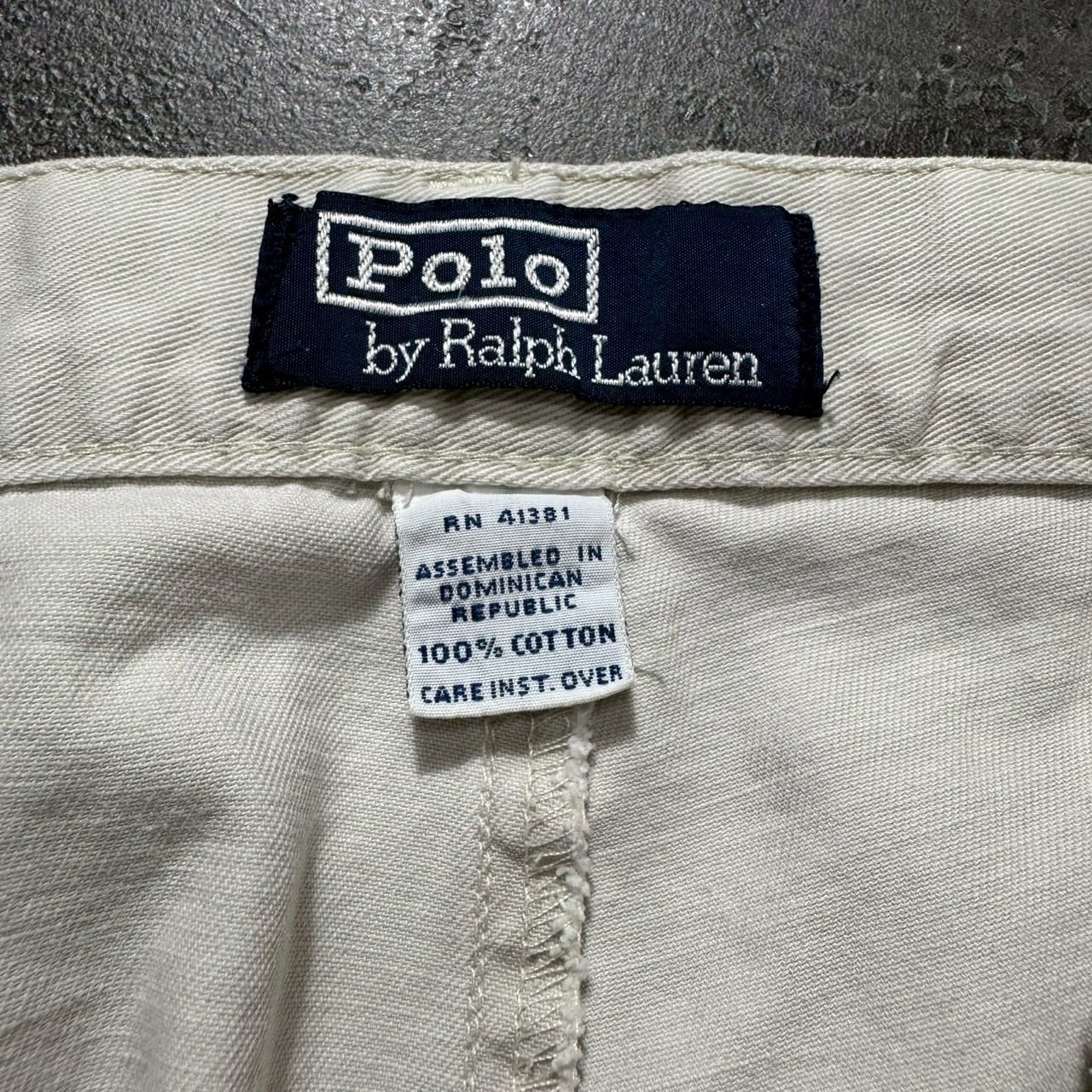 90sPoloRalphLaurenポロチノ初期ボックスタグ W33 古着 90s 初期ボックスタグ Polo by Ralph Lauren chino pant ラルフ