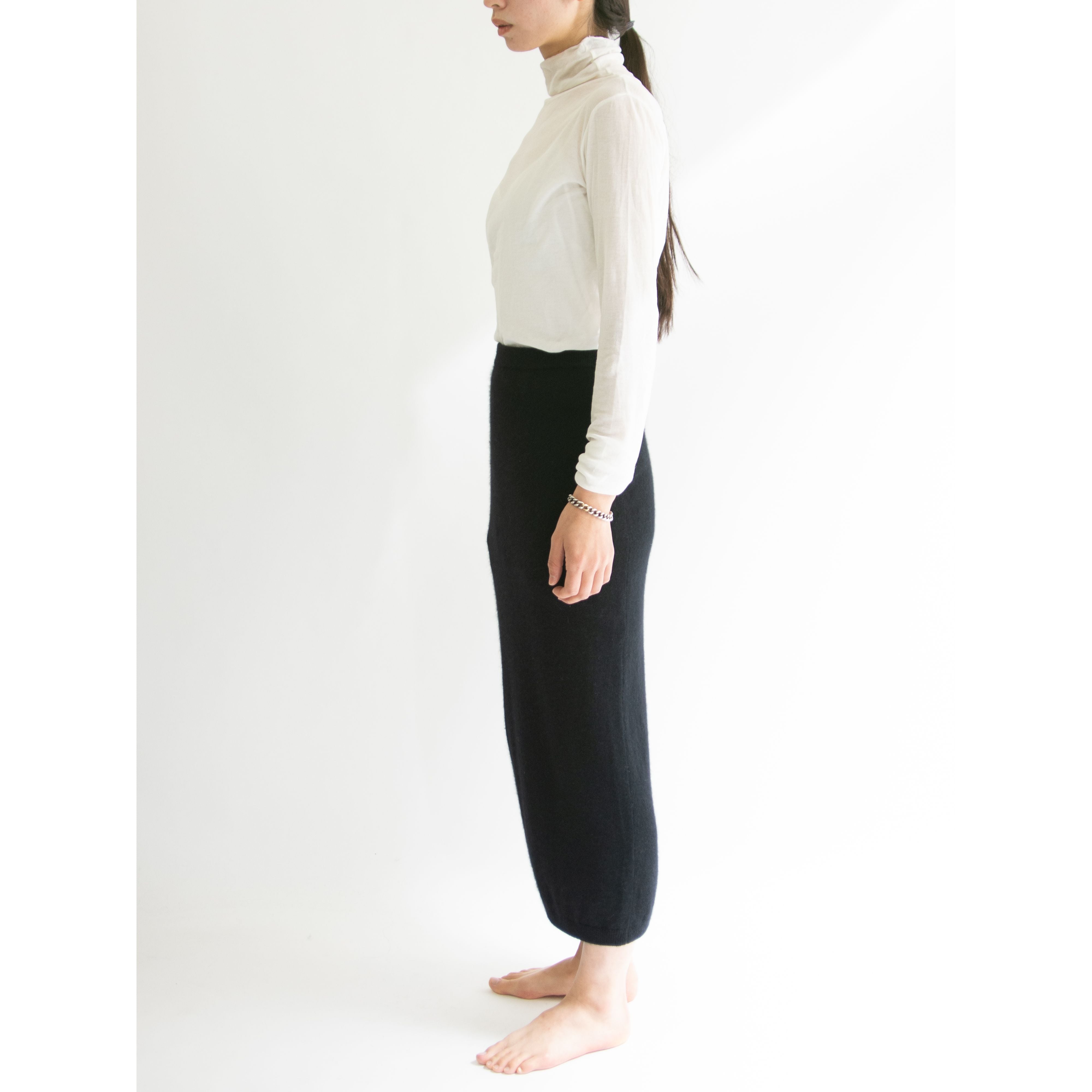 【Poi by Krizia】Made in Italy Lambswool-Angora-Nylon Knit Skirt（クリツィア イタリア製 ウールアンゴラナイロン ニットスカート）