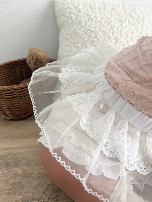 ꒰ 即納 ꒱ chouchou lace skirt / mkids