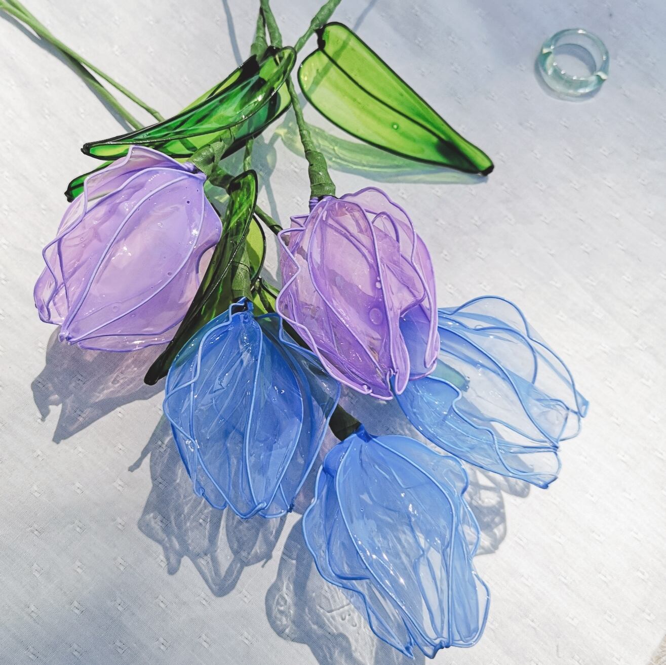 ラベンダー1本クリアチューリップ | clear tulip