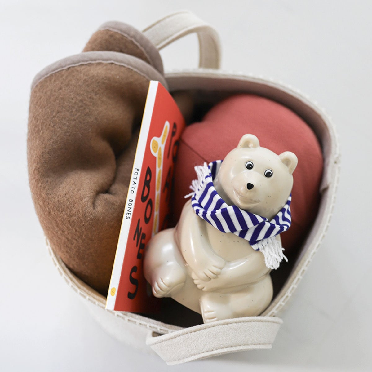 白くま貯金箱ミニ用　ミニしろくま用　ガチャならぶんです。用　秋冬　コーデ３セット 白くま貯金箱ミニ用 ミニしろくま用 ガチャならぶんです。用