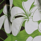 フラダンス 衣装 パウスカート グリーン系 シングル フラ ダンス モンステラ柄 プルメリア柄 リーフ柄 黄緑 茶 白 ハワイアン アロハ スカート かわいい 爽やか 華やか ハワイアンプリント ホワイト系 ブラウン系