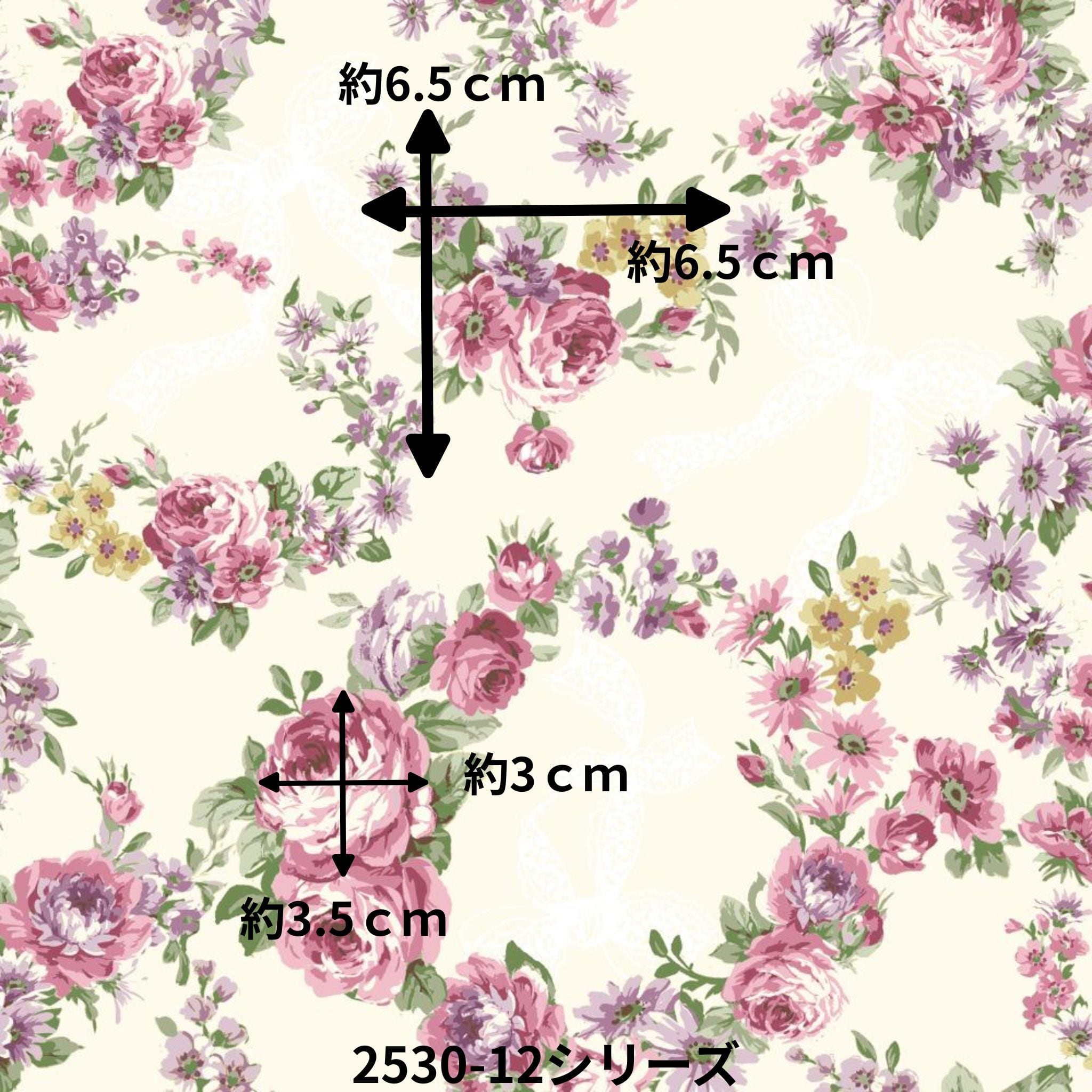 2530-12D】 Rose Wreath キルトゲイト ルルブーケ QUILTGATE
