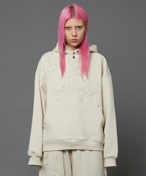 ☆BOYNEXTDOOR イハン 着用！！【HOODHOOD】HD Logo applique overfit