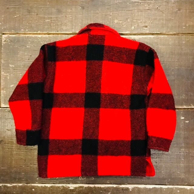 USED 70s~KIDS JOHNSON WOOLEN MILLS USA製 バッファローチェック