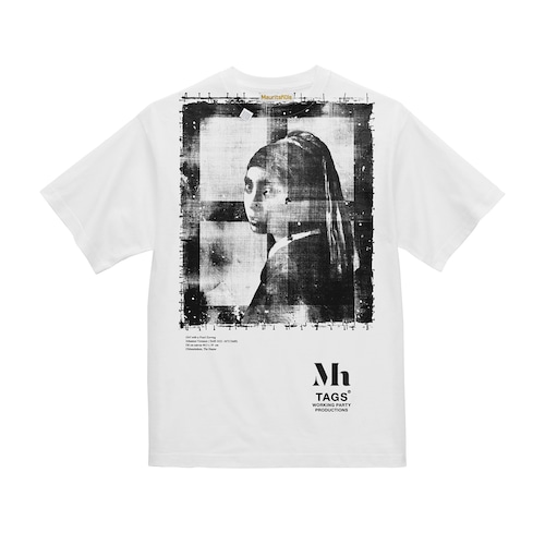 X-RAY “GIRL WITH A PEARL EARRING” PRINT TEE (MTT03) / WHITE
