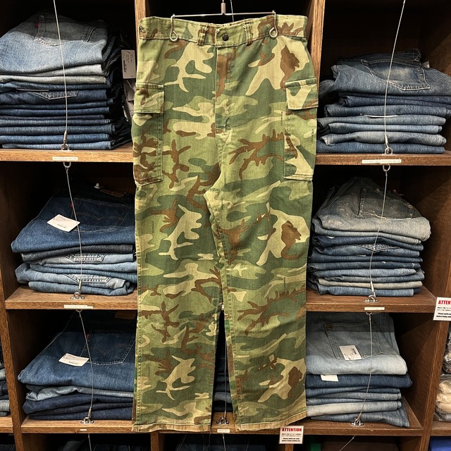 1960-1970'S VINTAGE RANGER CARGO PANT MITCHELL PATTERN CAMO