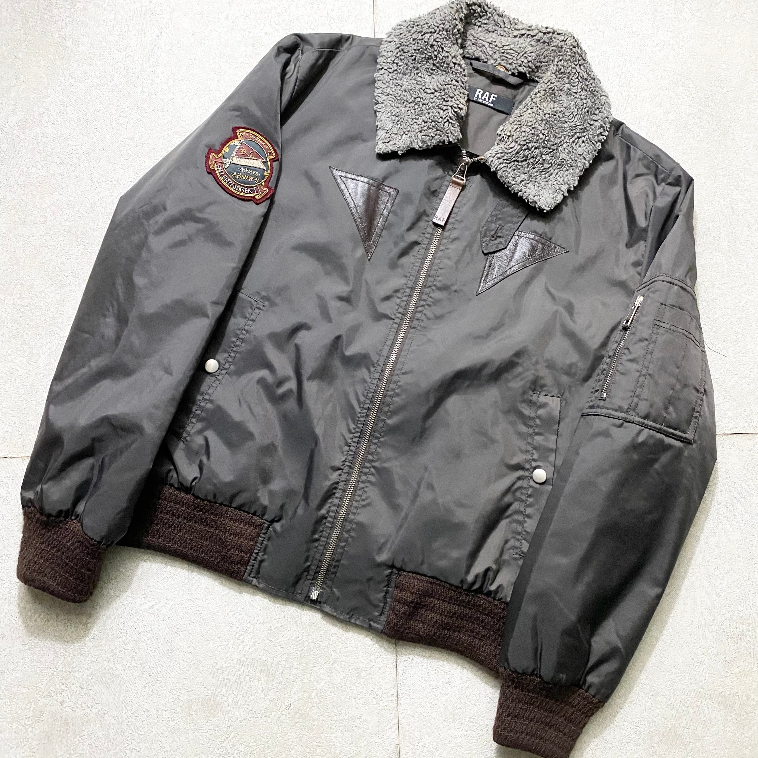 RAF BY RAF SIMONS nylon flight jacket | NOIR ONLINE