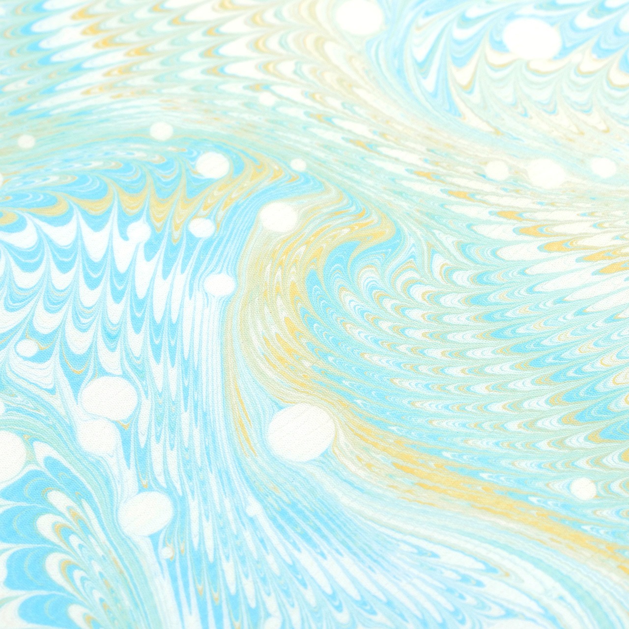 「妖精たちの楽園」〜ピーコック崩し柄×ドット〜セオアルファ楊柳