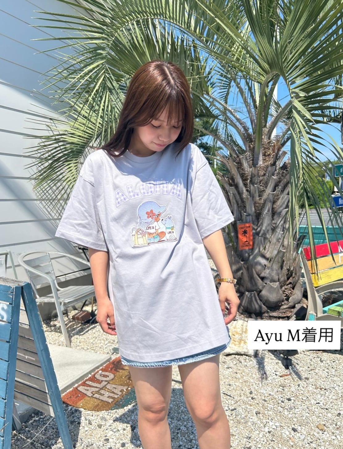 【mapuaコラボ】パラカALOHA ワッペンTシャツ ¥6,990+tax