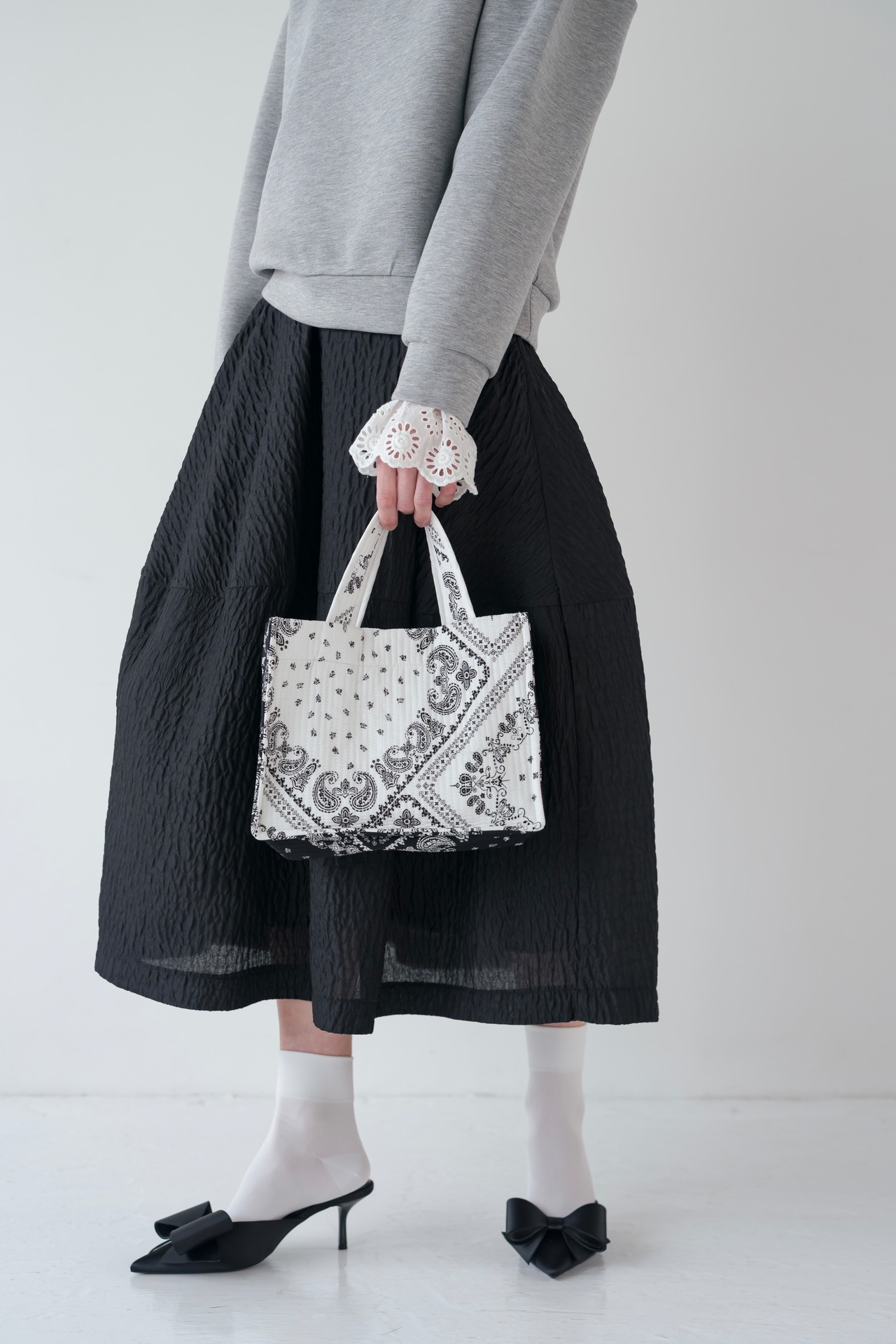 【Square tote】Paisley small