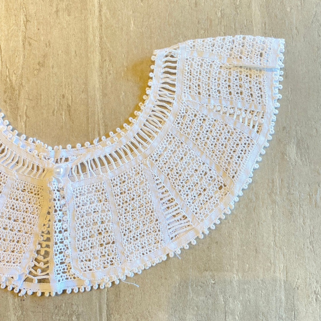 ブラジリアン ニードルレース 襟  １  約53cm