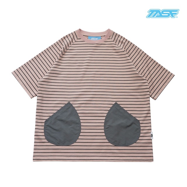 50%OFF!!　TASF  /  BASSque Shirt  /  Pink×Gray
